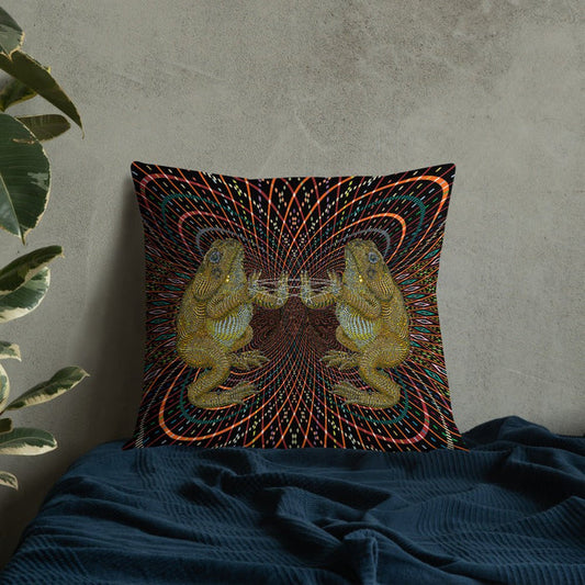 bufo alvarius Premium Pillow - symbolika
