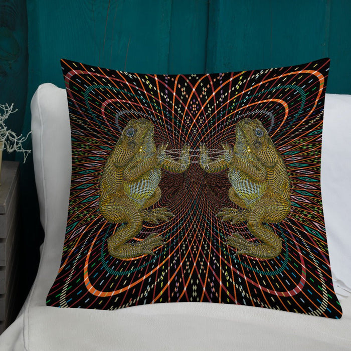 bufo alvarius Premium Pillow - symbolika