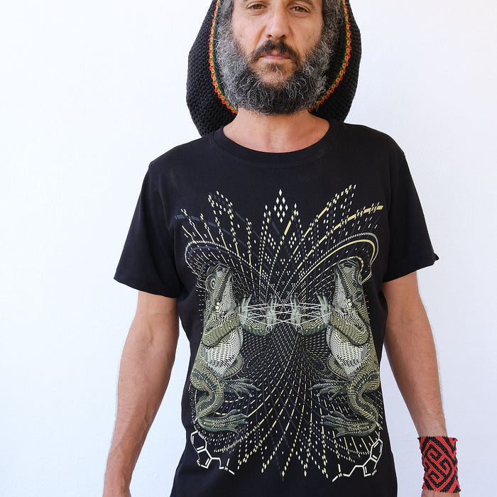 Bufo Alvarius T-Shirt Black — Image 7 by Symbolika