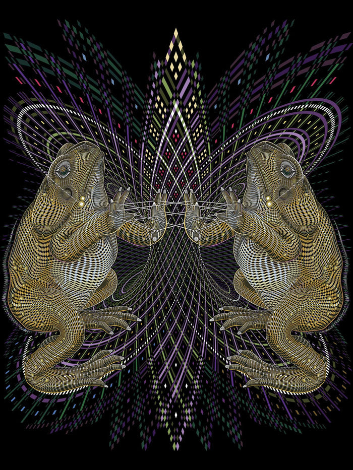 Bufo Alvarius T-Shirt Choice of Colors — Image 2 by Symbolika