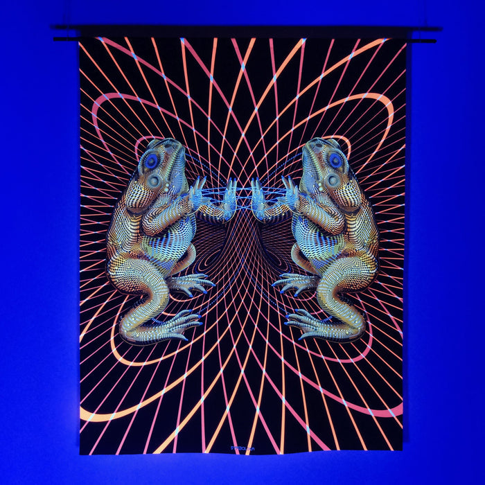 Bufo Alvarius Tapestry — Image 2 by Symbolika