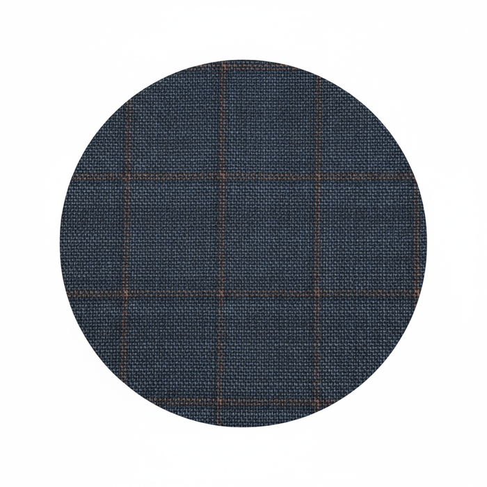 BW6 Brown Windowpane Sports Coat - Savile Row Abram Blazer - Harrys for Menswear