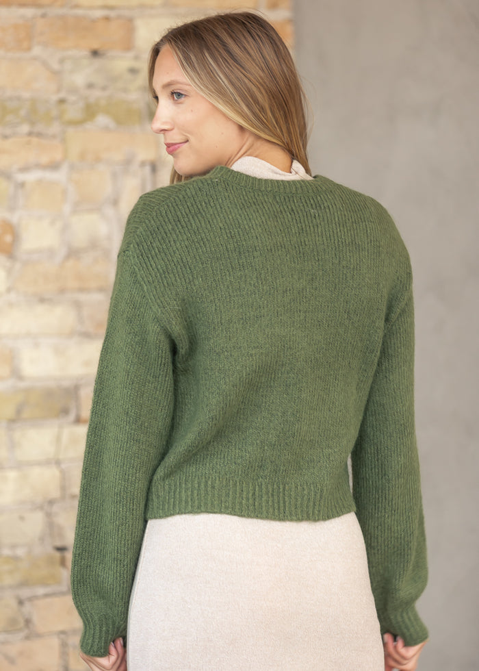 Cactus Ribbed Tie-Front Cardigan FF Layering Essentials
