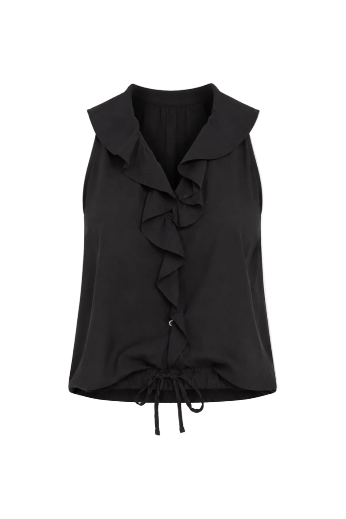 Xirena Casara Top in white cotton poplin