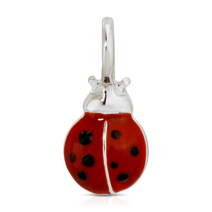 Charm Garden - Silver - Ladybug