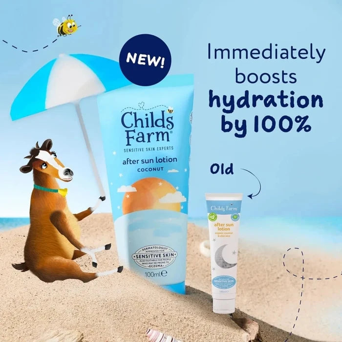 Childs Farm Coconut Aftersun Lotion Soothing Kids Moisturiser for Sensitive Skin 100ml - ebebek