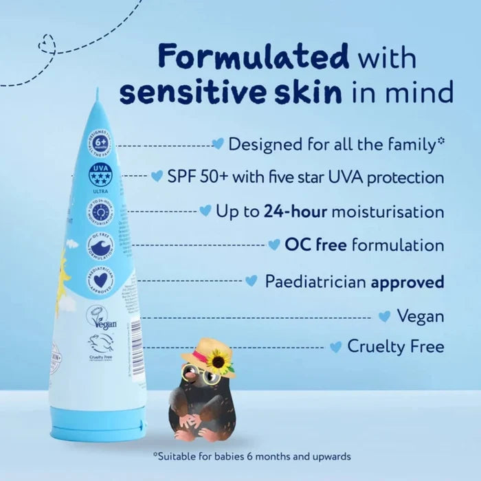 Childs Farm SPF 50+ Sun Cream Fragrance Free Sunscreen for Kids & Sensitive Skin 100ml - ebebek - Black Friday