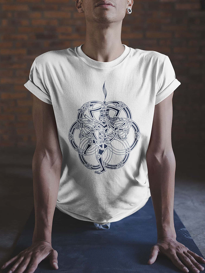Chillum Yoga T-Shirt — visionary art by Symbolika