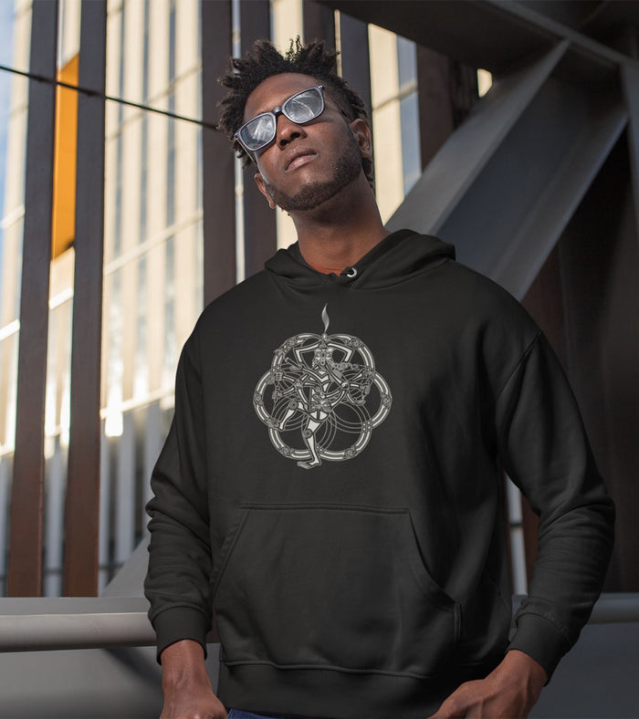 Chillum Yoga Hoodie Choice of Colors — visionary art by Symbolika