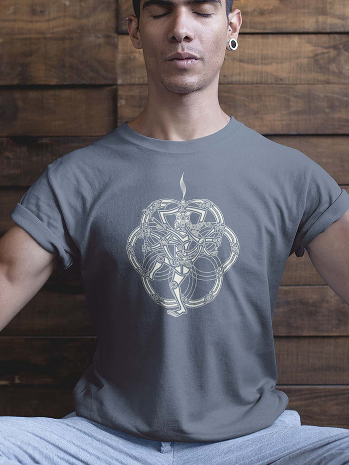 Chillum Yoga T-Shirt Choice of Colors — visionary art by Symbolika