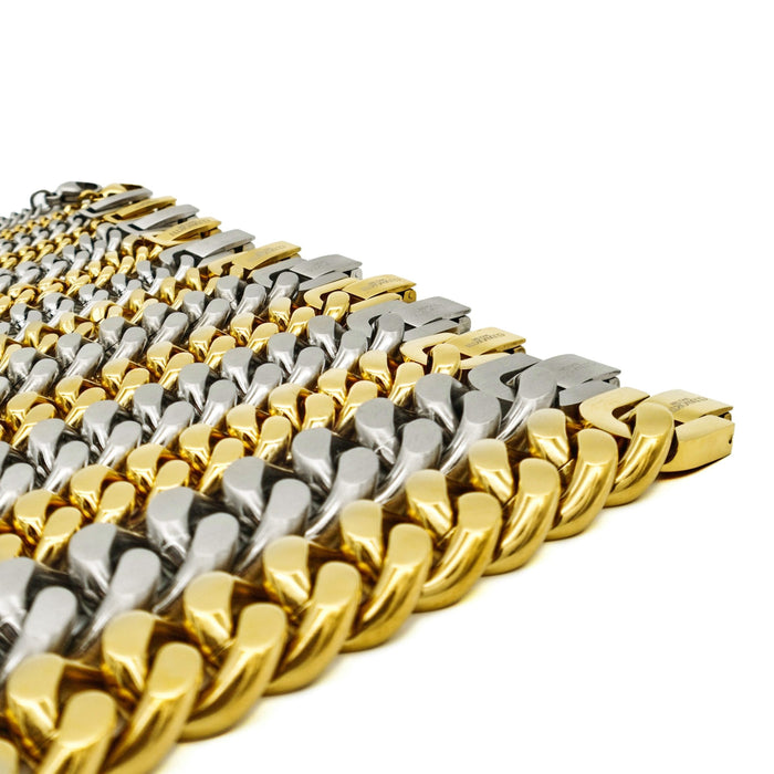 Classic Cuban Link Bracelet Stainless Steel (215 x 4mm)