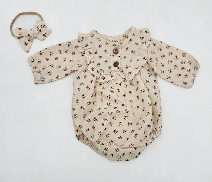 Claudia Soft Cotton Romper Set
