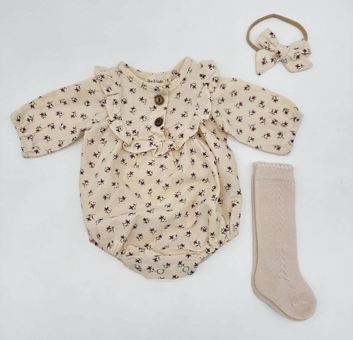 Claudia Soft Cotton Romper Set