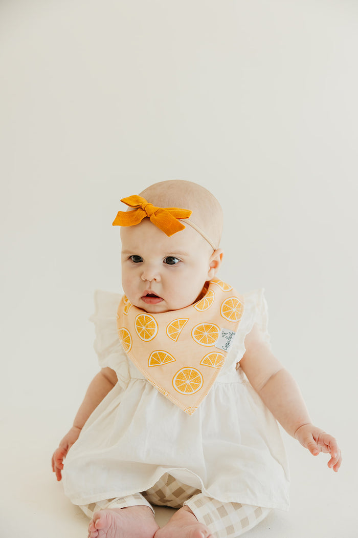 Clementine Bandana Bib Set (4-Pack)