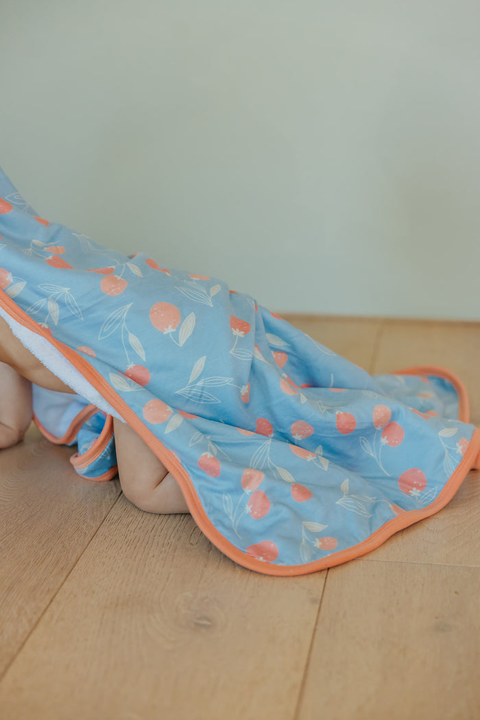 Clementine Premium Baby Knit Hooded Towel