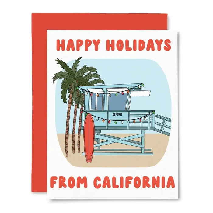 Coastal California Holidays Box Notes | Set of 6