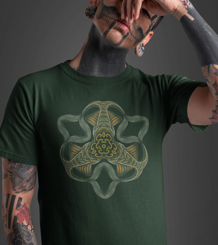 Coiled Mandala T-Shirt Choice of Colors — Image 2 by Symbolika