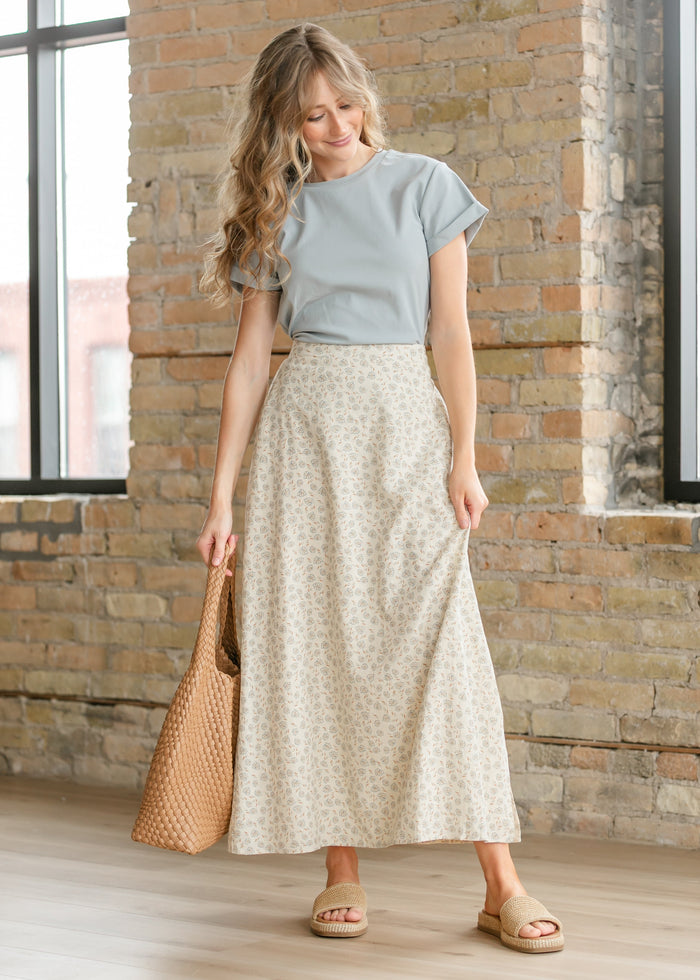 Cotton Floral Slip Skirt FF Skirts