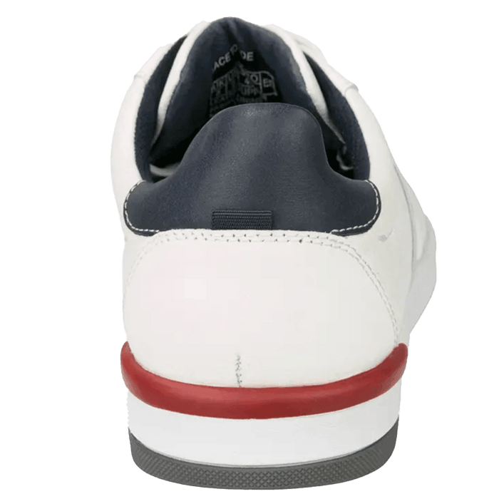 Crossover Lace Toe Sneaker - White - Harrys for Menswear
