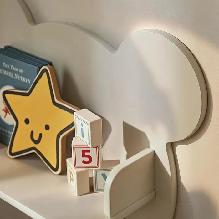CuddleCo Play House Bear Shelf - Pebble - ebebek