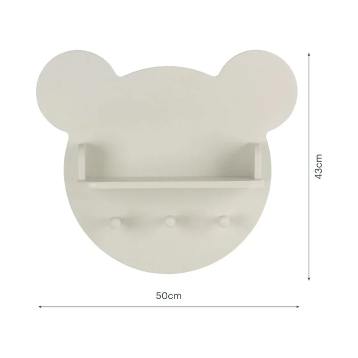 CuddleCo Play House Bear Shelf - Pebble - ebebek
