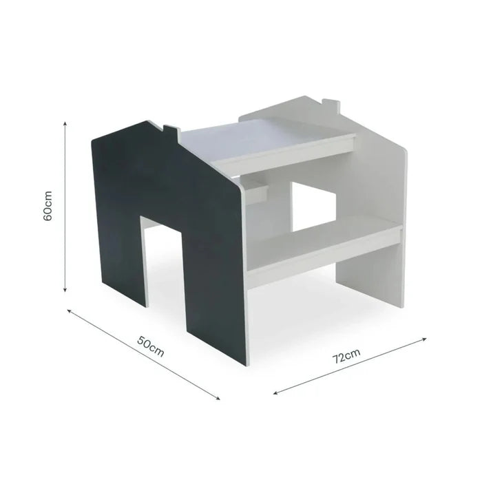 CuddleCo Play House Desk for 2 - Pebble - ebebek