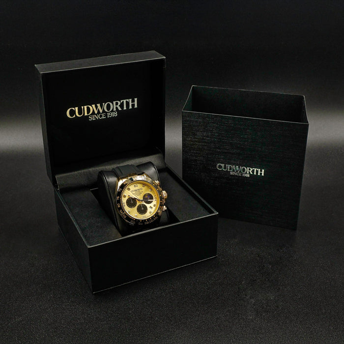 Cudworth Apex Chronograph Gold & Silicone