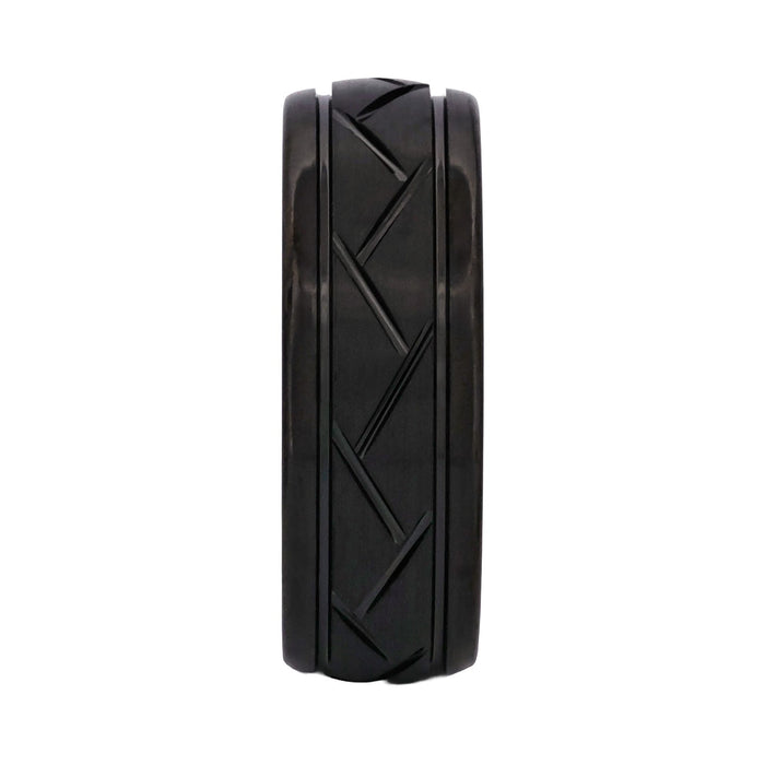 Cudworth Faceted Black Ion Plated Tungsten Ring - Shadow Facet