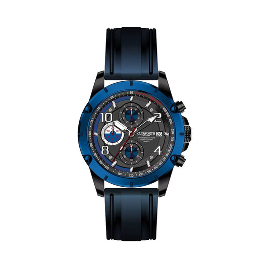 Cudworth Velocity Chronograph, Blue Black & Silicone