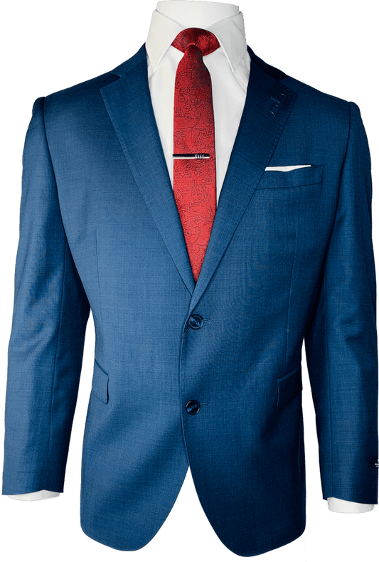 D3 - Blue Adam Suit Jacket - Harrys for Menswear