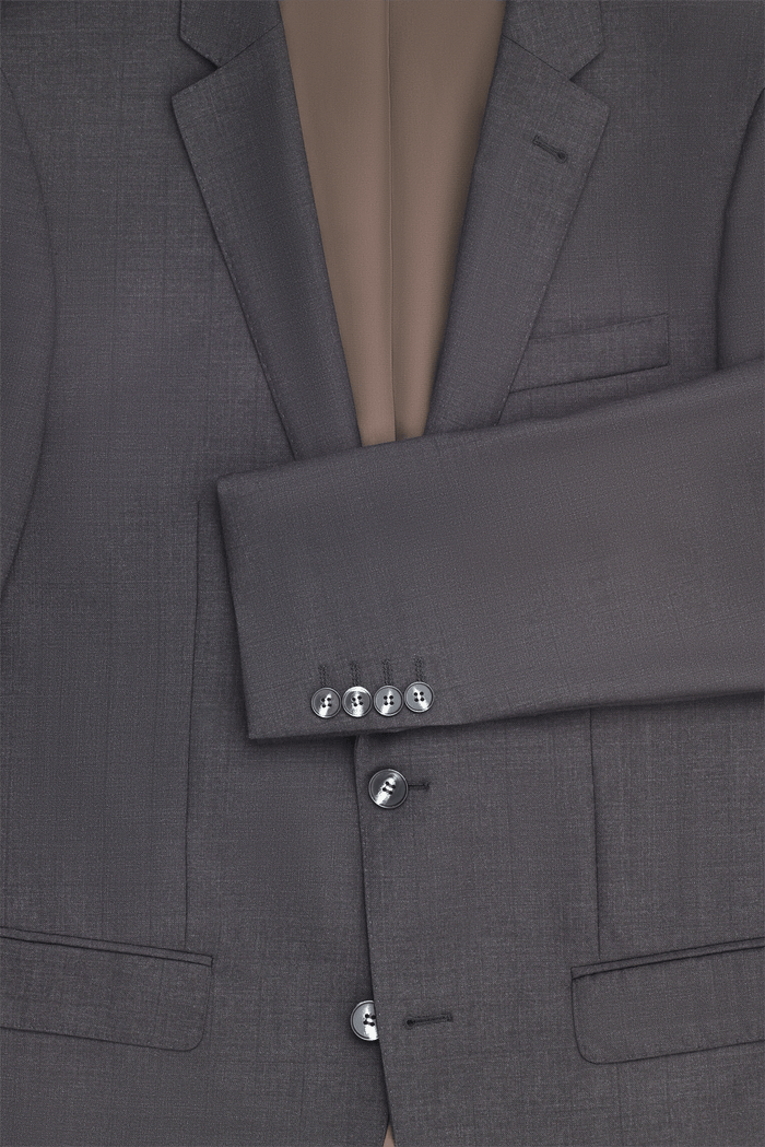 D5 - Charcoal Abram Jacket - Pure Wool - Harrys for Menswear