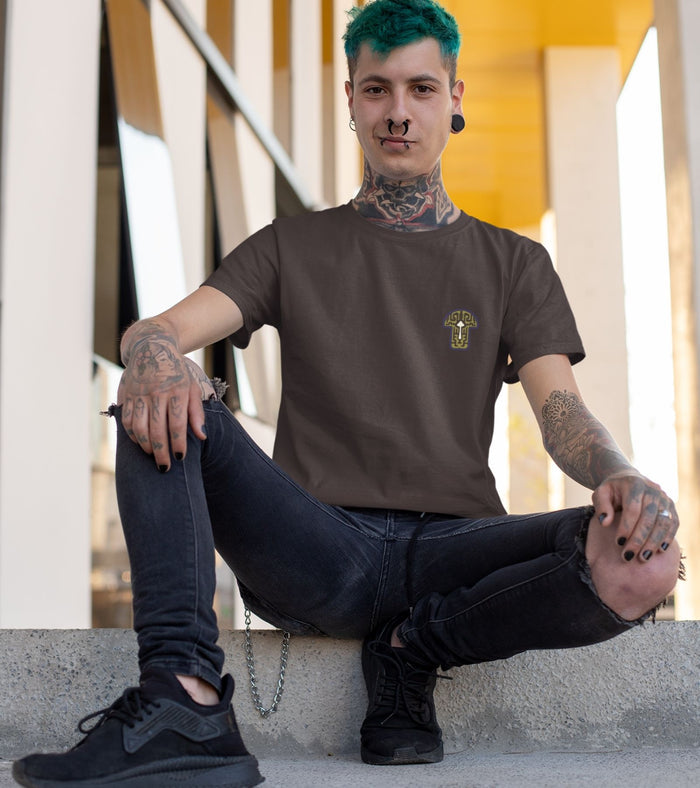 Dalton Shroom Men T-Shirt - Made to order - Choice of Colours - symbolika