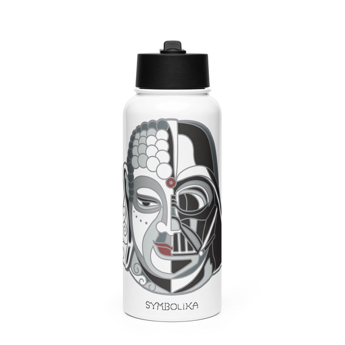DarthBuddha Water Bottle — visionary art by Symbolika
