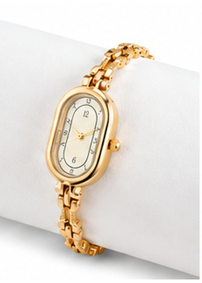 Delicate Gold Link Bracelet Watch Accessory