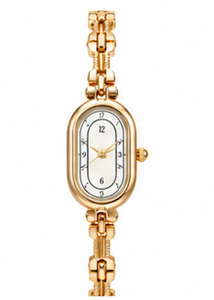 Delicate Gold Link Bracelet Watch Accessory