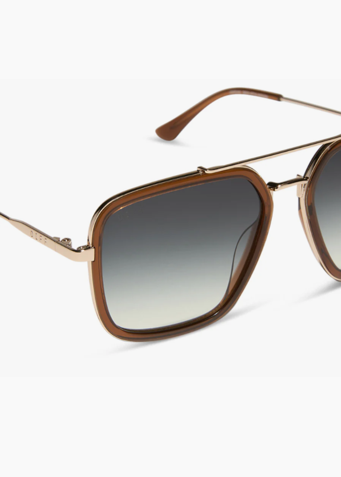 DIFF Jordan Gray Gradient Non-Polarized Sunglasses Accessory