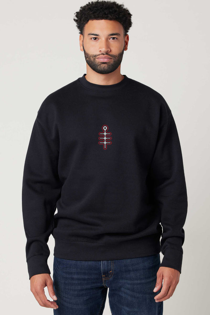DMT Symbol - Colorfull Embroidery Men Sweatshirt - symbolika