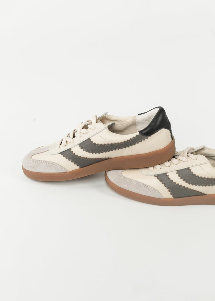 Dolce Vita® Merit Sneakers White Gray Leather Shoes