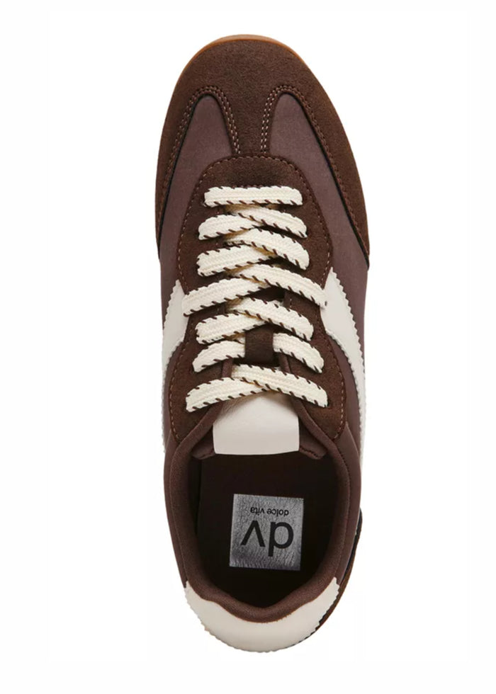 Sloane Chocolate Lace-Up Sneaker Shoes