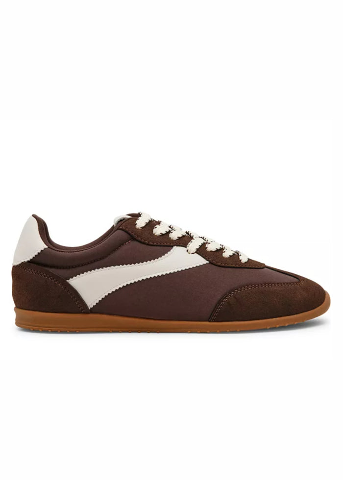 Sloane Chocolate Lace-Up Sneaker Shoes