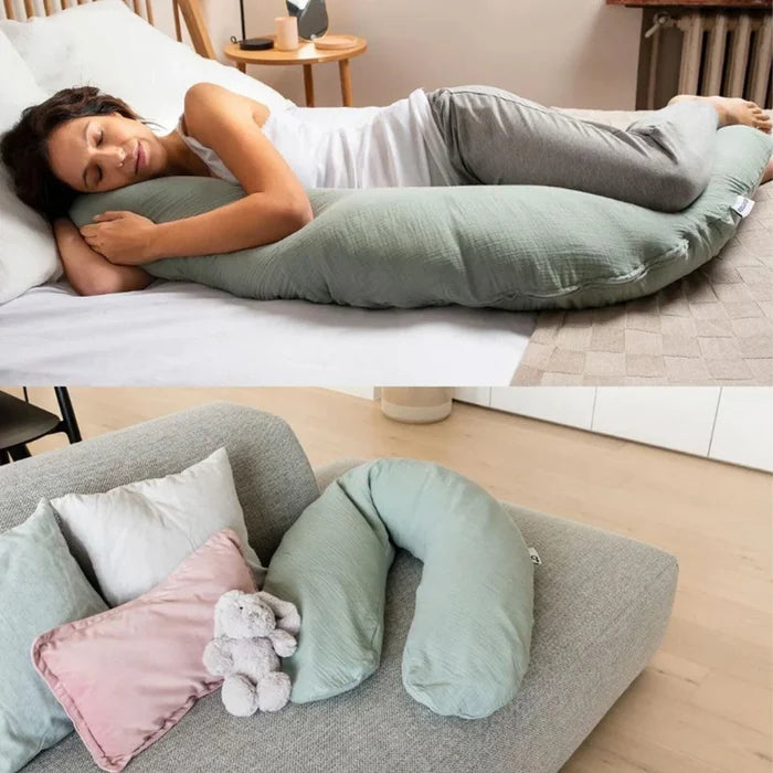 Doomoo Comfy Big Muslin Maternity Pillow - Green - ebebek - Black Friday