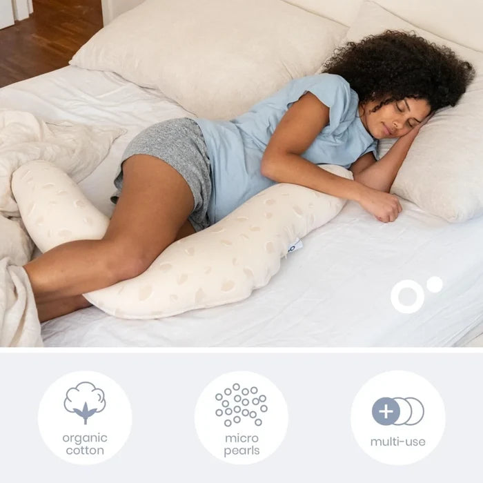 Doomoo Twisty 2 - in - 1 Petals Pregnancy Pillow - Latte - ebebek - Black Friday