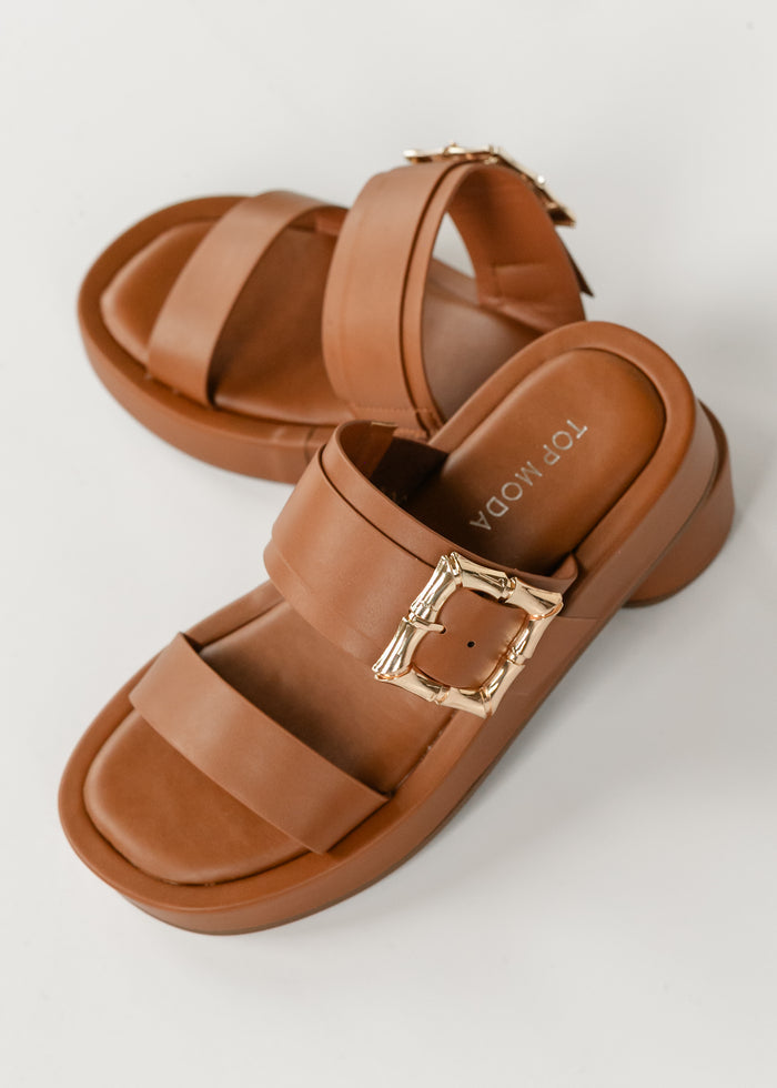 Double Strap Platform Sandals Shoes