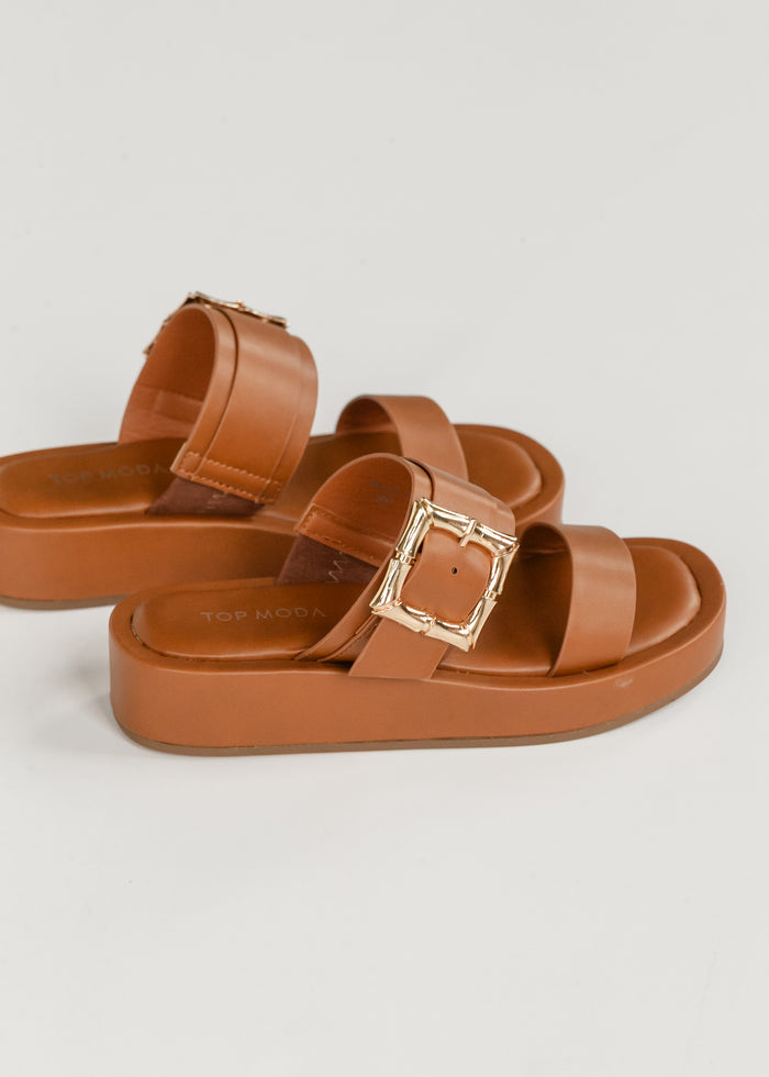 Double Strap Platform Sandals Shoes