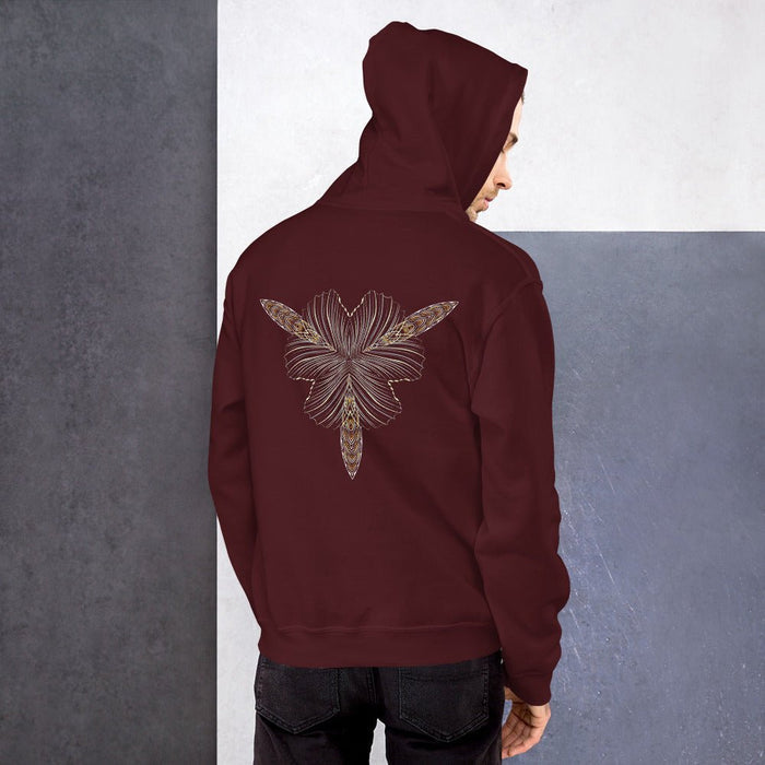 Dragonfly Mandala Shrooms Hoodie Choice of Colors — Image 8 by Symbolika