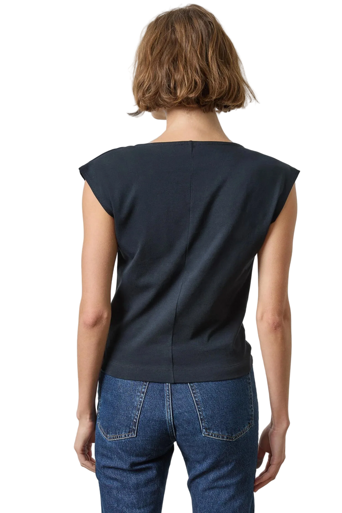 Drape Neck Wedge Top