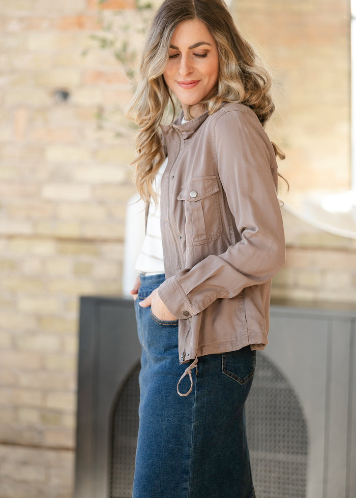 Earl Gray Classic Tencel Utility Jacket FF Layering Essentials