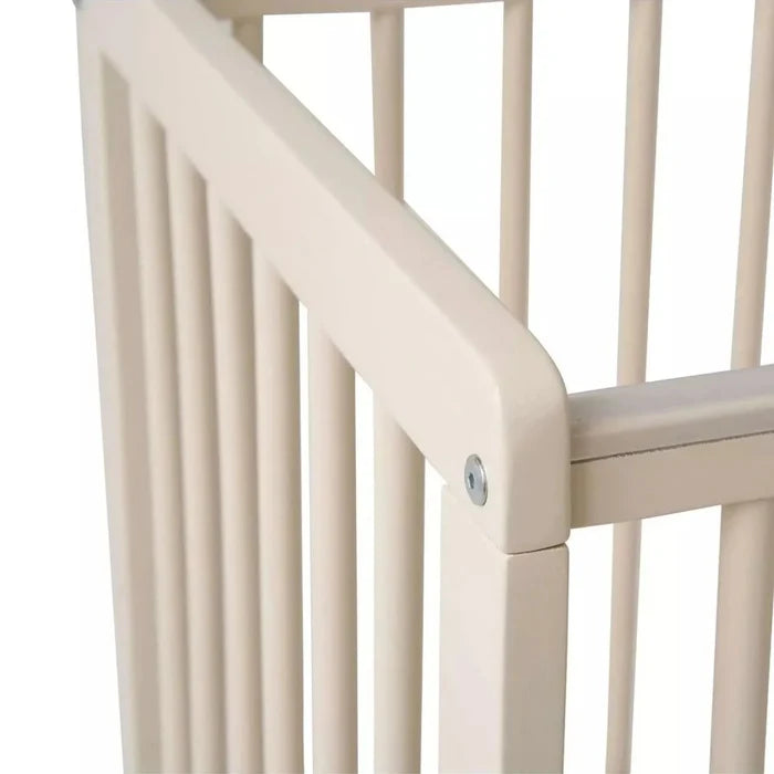 East Coast Space Saver Cot with Mattress Bundle - Cashmere Cashmere - ebebek