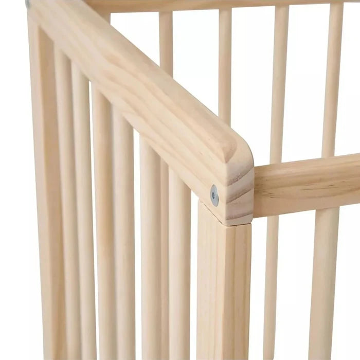 East Coast Space Saver Cot with Mattress Bundle - Natural Natural - ebebek
