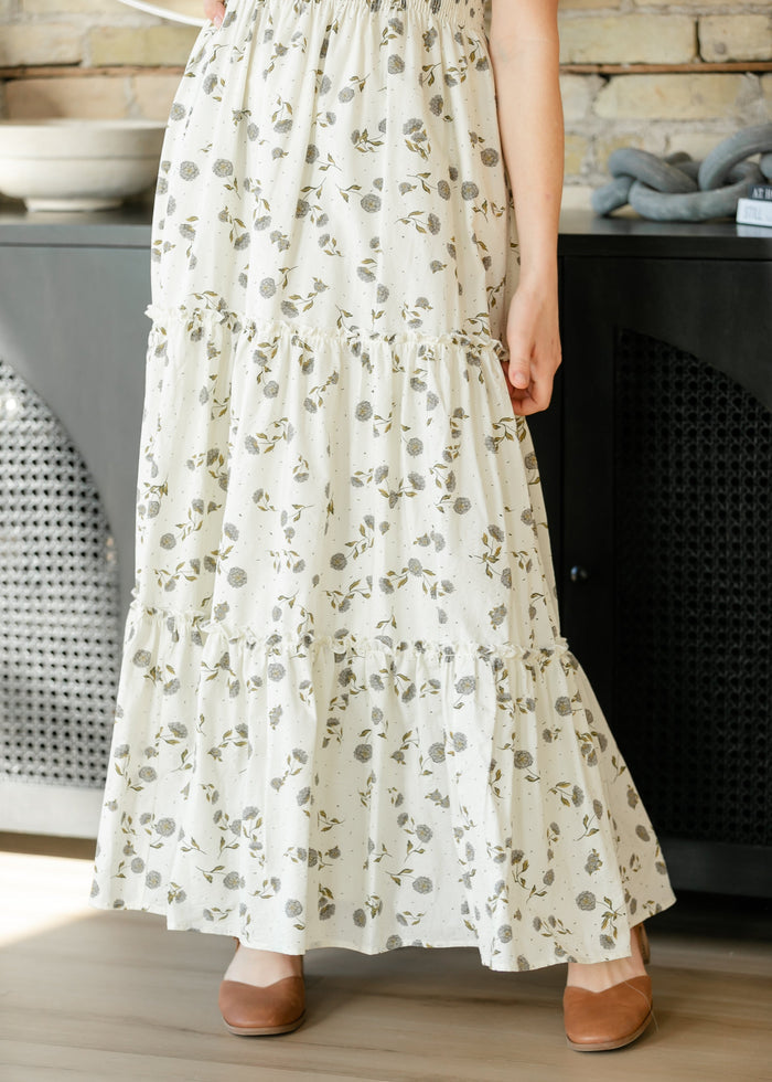 Eden Lavender Flutter Sleeve Maxi Dress FF Dresses